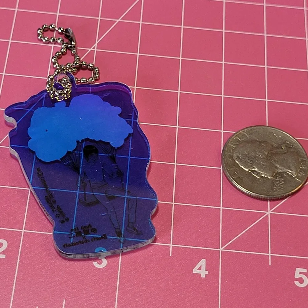 Beautiful Boy & Sanrio Characters - Junji Ito Blue Acrylic Charm
